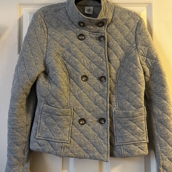 Cabi Womens Quilted Double Breasted sweater jacket - Picture 4 of 6